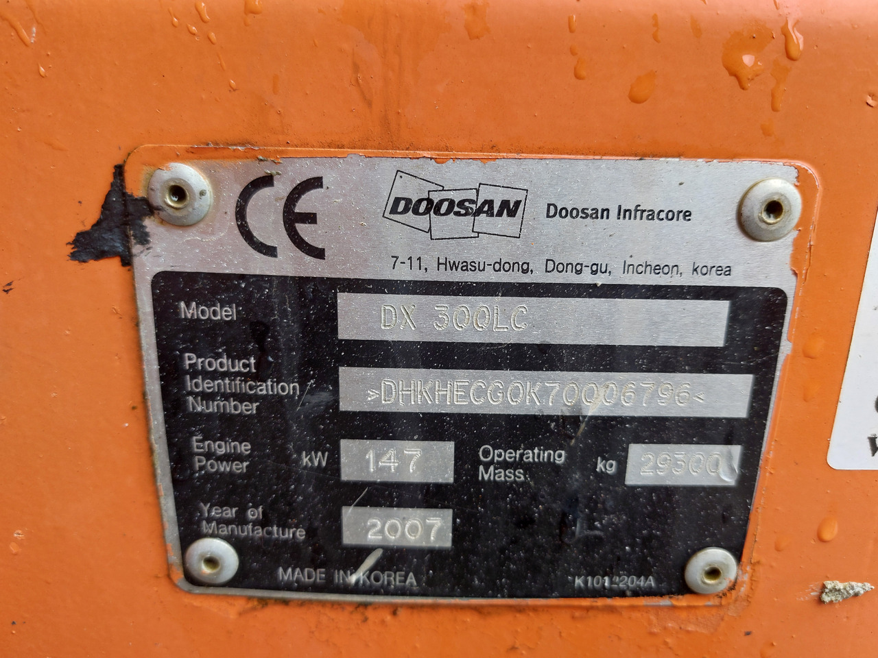 Bager guseničar DOOSAN DX300 LONG: slika 9