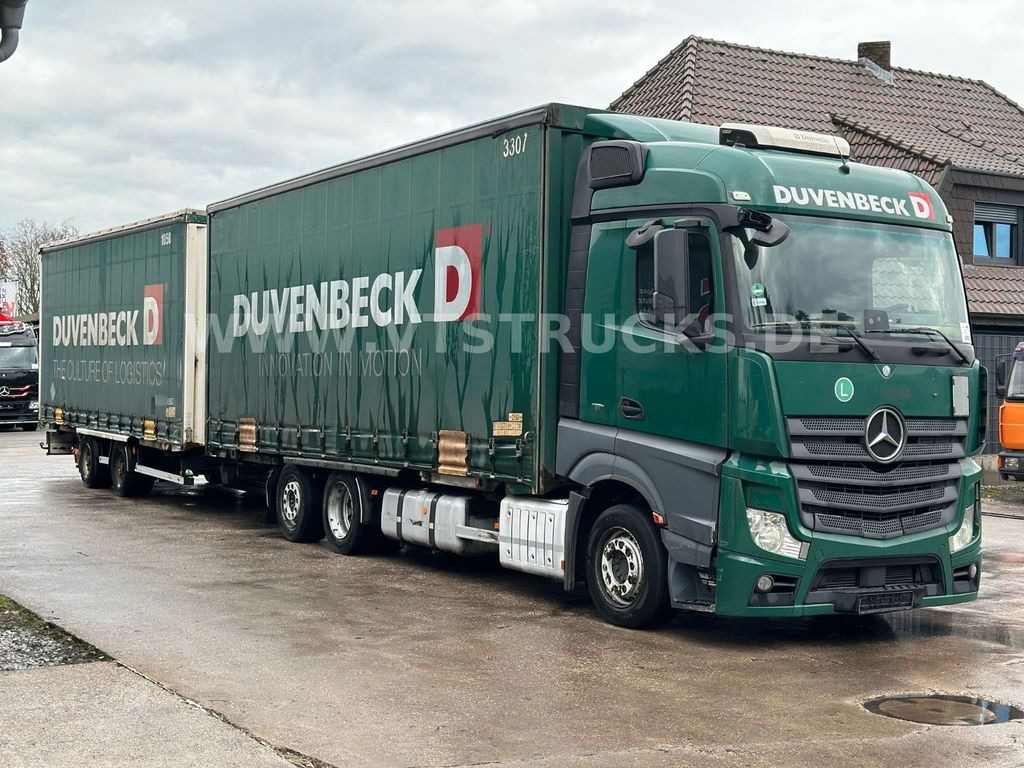 Kamion sa ceradom Mercedes-Benz Actros 2536 Euro6 6x2 +  H&W HWTCAB 1878 BDF-Zug: slika 3