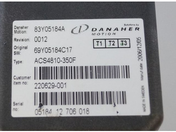 Upravljačka jedinica za Oprema za rukovanje materijalima Toyota/BT 220629-001 | Danaher motion AC Superdrive motor controller 83Y05184A A Danaher motion AC Superdrive motor controller 83Y05184A ACS4810-350F Rev 0012 sn. 0518412706018: slika 2