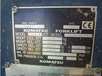 Oprema za rukovanje materijalima KOMATSU