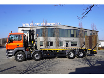 Šlep vozilo, Kamion sa dizalicom MAN TGS 35.360 E5 8×2 / HDS HIAB 166 E-2 6500 kg / Tow truck / 4th axle lift: slika 3