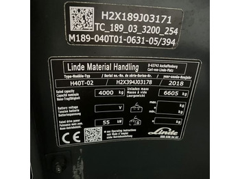 Lizing  Linde H40T (394-02) Beverage Linde H40T (394-02) Beverage: slika 4