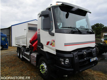 Kamion Porteur bibenne grue Renault C380 - 2015 - 320 000km - TRES BON ETAT: slika 2