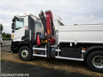 Kamion Porteur bibenne grue Renault C380 - 2015 - 320 000km - TRES BON ETAT: slika 5