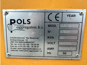 Set generatora John Deere 6068 TF 258 Mecc Alte Spa 130 kVA Silent generatorset: slika 4