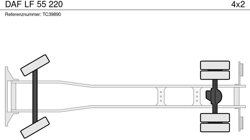 Kamion sa ceradom DAF LF 55 220: slika 20