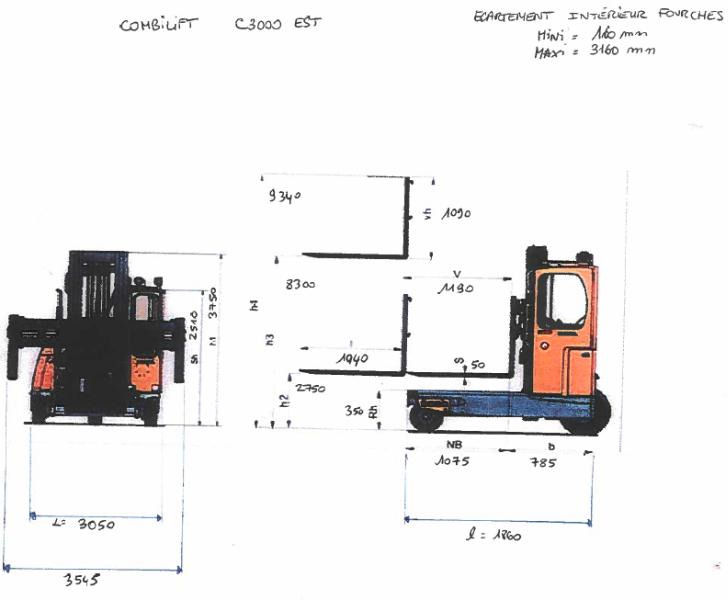 Lizing Combilift C3000EST Combilift C3000EST: slika 12