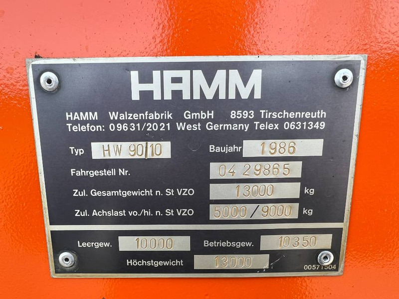 Valjak Hamm HW90-10 - Good Working Condition: slika 15