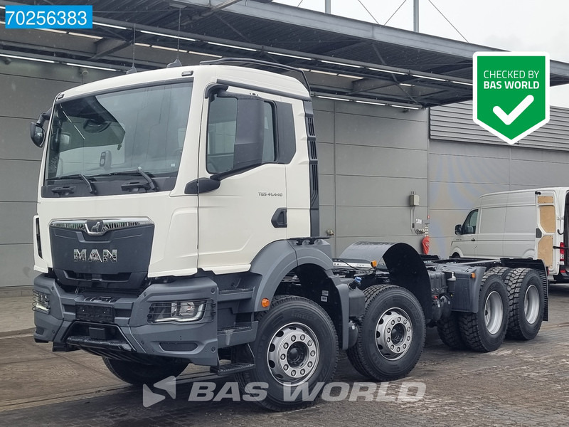 Novu Kamion sa golom šasijom i zatvorenom kabinom MAN TGS 41.440 8X4 NEW chassis Steelsuspension Automatic Euro 6: slika 6