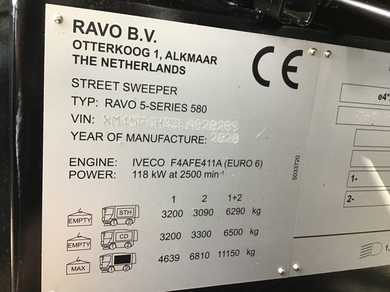 Autočistilica Ravo 5-SERIES 580 with 3-rd brush: slika 6