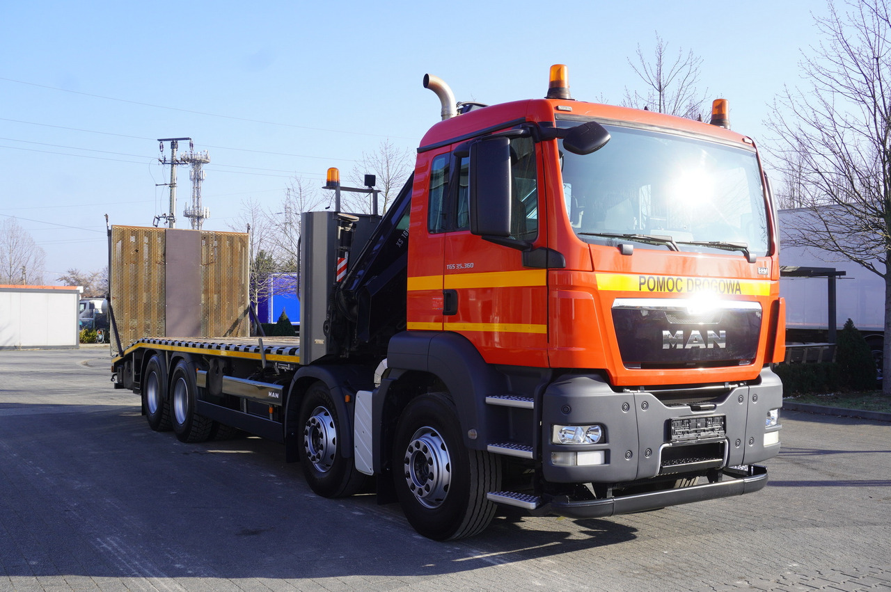 Šlep vozilo, Kamion sa dizalicom MAN TGS 35.360 E5 8×2 / HDS HIAB 166 E-2 6500 kg / Tow truck / 4th axle lift: slika 6