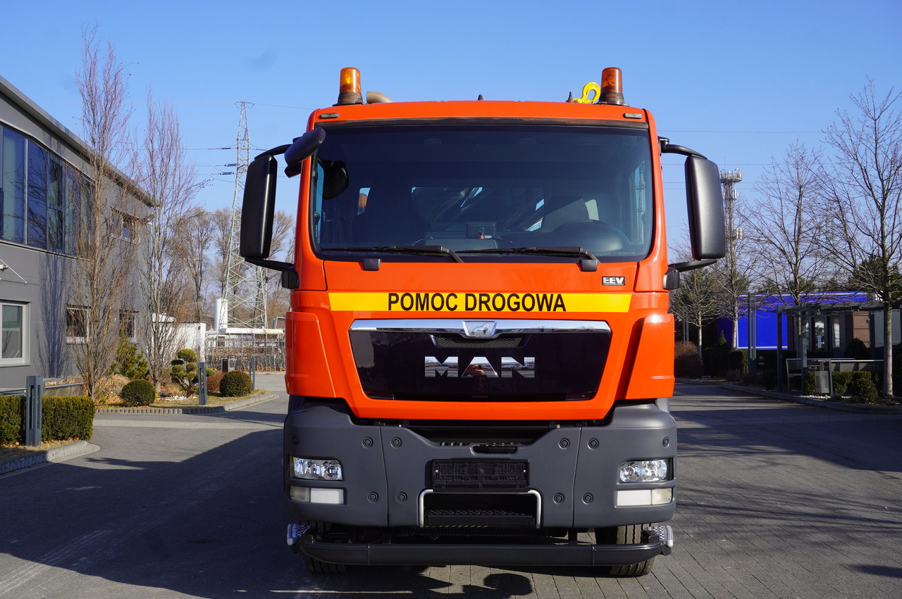 Šlep vozilo, Kamion sa dizalicom MAN TGS 35.360 E5 8×2 / HDS HIAB 166 E-2 6500 kg / Tow truck / 4th axle lift: slika 7