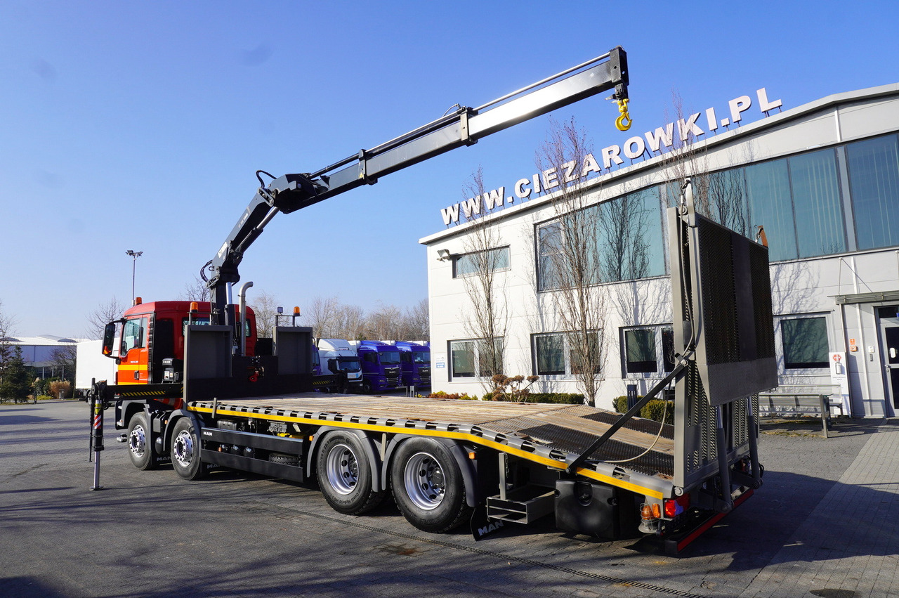 Šlep vozilo, Kamion sa dizalicom MAN TGS 35.360 E5 8×2 / HDS HIAB 166 E-2 6500 kg / Tow truck / 4th axle lift: slika 13