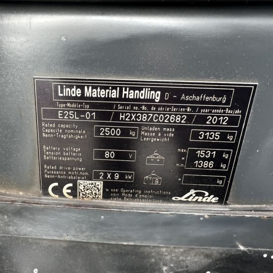 Lizing  Linde E25L (387) Linde E25L (387): slika 7