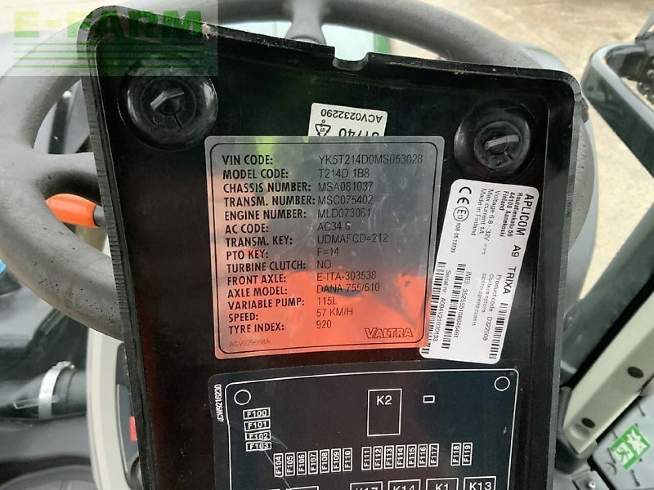 Traktor Valtra t214 direct tractor Direct: slika 19