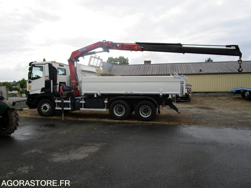 Kamion Porteur bibenne grue Renault C380 - 2015 - 320 000km - TRES BON ETAT: slika 7