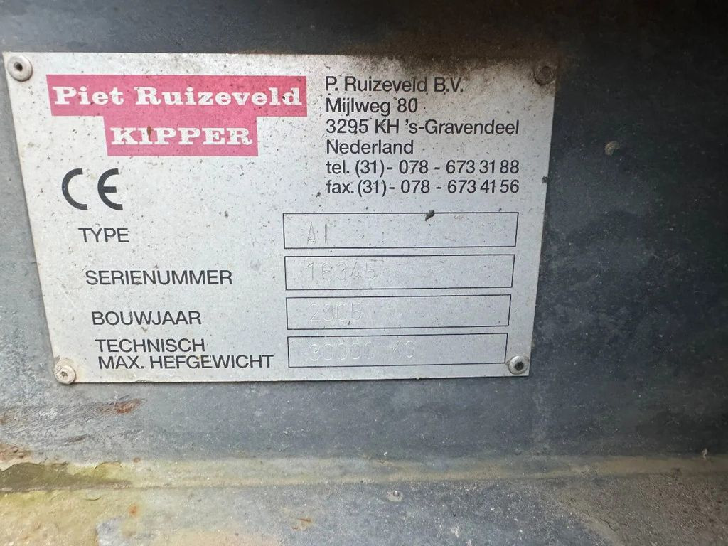 Kamion sa dizalicom, Kamion sa hidrauličnom kukom Ginaf X 4241 S 8X4 EURO 3 VDLS-30 EPSILON E165Z 5TH +6: slika 15