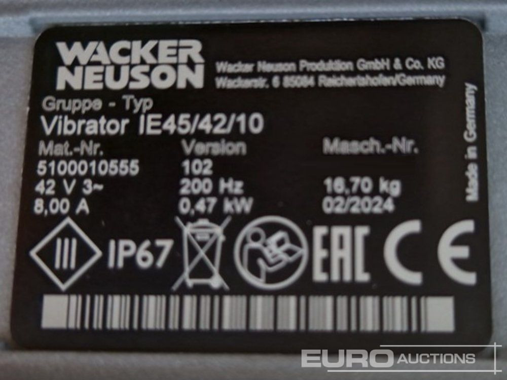 Mašina za asfalt Unused 2024 Wacker Neuson IE45/42/10: slika 6