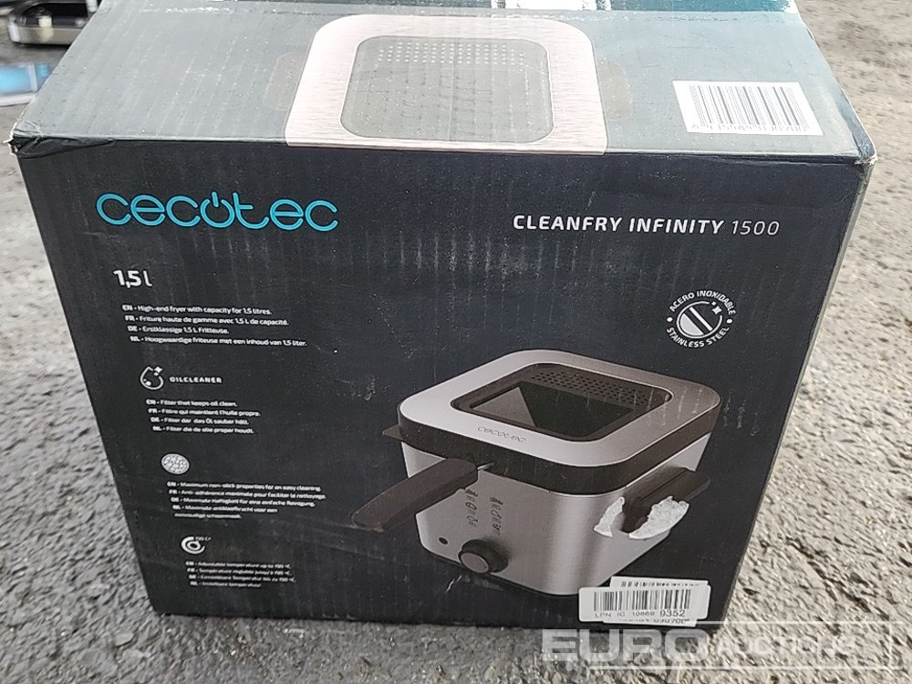 Građevinska oprema Unused Cecotec Cleanfry Infinity 1500 Deep Fryer: slika 8