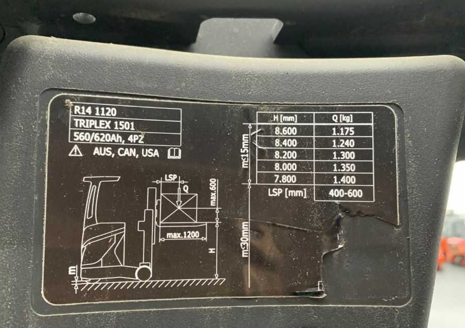 Regalni viljuškar Linde R14-01: slika 6