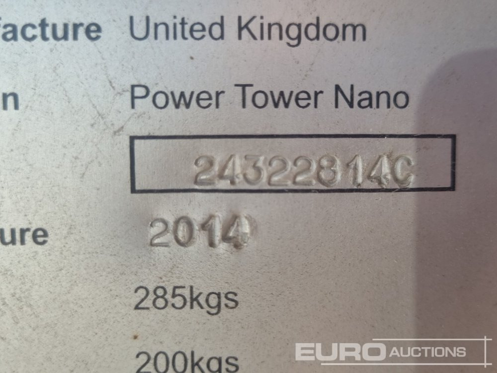 Vazdušna platforma 2014 Power Towers Nano: slika 23