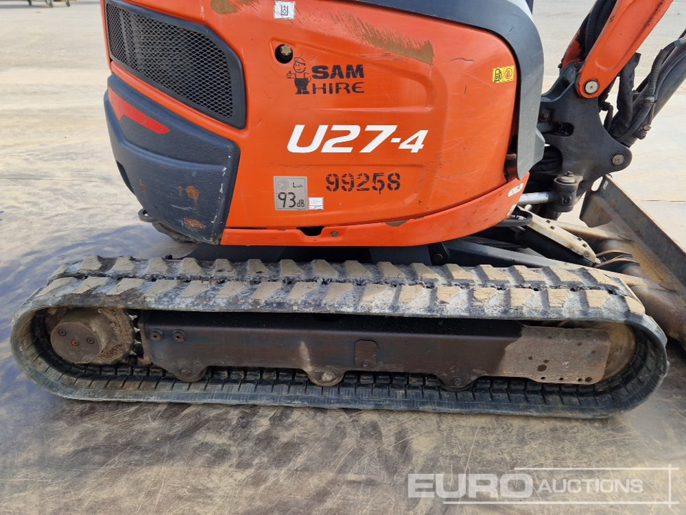 Mini bager 2020 Kubota U27-4: slika 10